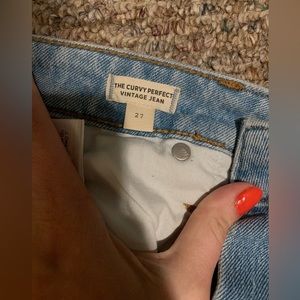Madewell the church perfect vintage jeans size 27